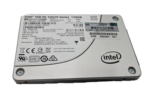 150GB 6G SATA RI SSD 2.5, Intel DC S3520 SSDSC2BB150G7P, HP, Computers en Software, Harde schijven, Zo goed als nieuw, Server