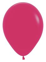 Ballonnen Raspberry 30cm 12st, Nieuw, Verzenden