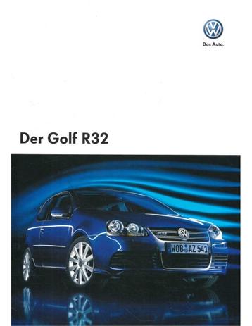 2007 VOLKSWAGEN GOLF R32 BROCHURE DUITS beschikbaar voor biedingen