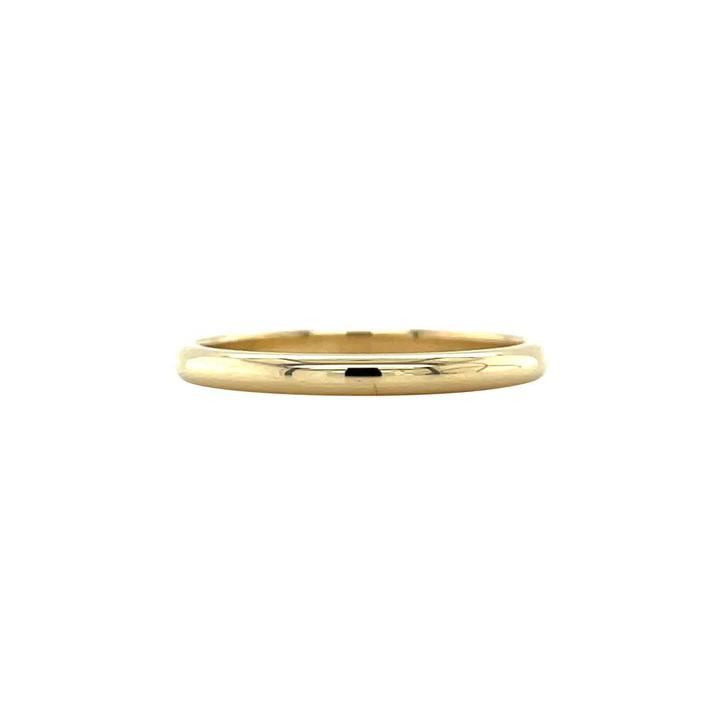 Gouden gladde (aanschuif)ring 14 karaat, Sieraden, Tassen en Uiterlijk, Ringen, Goud, Zo goed als nieuw, Goud, Verzenden