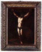 Scuola Napoletana (XVII) - Crocifissione, Antiek en Kunst, Kunst | Schilderijen | Klassiek
