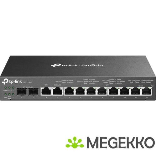 TP-Link ER7212PC bedrade router Gigabit Ethernet Zwart, Computers en Software, Routers en Modems, Nieuw, Verzenden