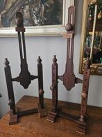 Schildersezel - 2 Fraaie Antieke Houten Schildersezels, Antiek en Kunst, Curiosa en Brocante