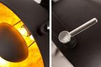 Design wandlamp STUDIO 38cm zwart bladgoud look kantelbare, Nieuw, Ophalen of Verzenden