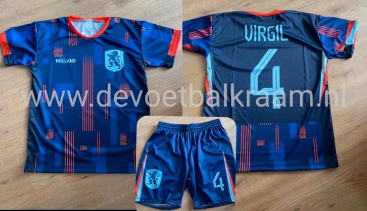 NEDERLANDS ELFTAL ORANJE VOETBAL TENEU   VIRGIL  / F DE JONG, Sport en Fitness, Voetbal, Nieuw, Set, Verzenden