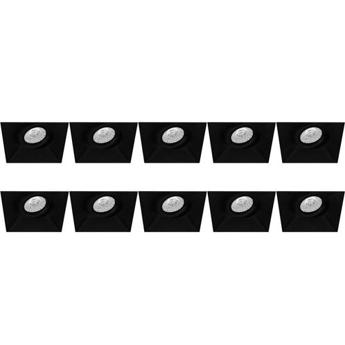 10x Spot Armatuur - GU10 Inbouwspot - Pragmi Nivas Pro, Huis en Inrichting, Lampen | Spots, Plafondspot of Wandspot, Nieuw, Led