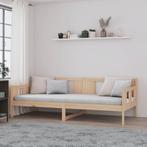 vidaXL Slaapbank massief grenenhout 80x200 cm, Huis en Inrichting, Slaapkamer | Bedden, Eenpersoons, Bruin, Verzenden, Nieuw