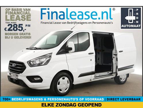 Ford Transit Custom 300 2.0 TDCI L1H1 AUT Airco LED €285pm, Auto's, Bestelauto's, Lease, Automaat, Diesel, Ford, Wit, Verzenden