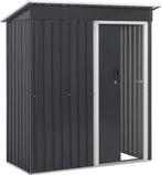 Tweedekans | Metalen tuinhuis S - Antraciet - Incl., Tuin en Terras, Ophalen of Verzenden, Zo goed als nieuw