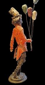J. Pena - sculptuur, Clown - 80 cm - Hars, Metaal - 1973