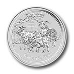 Lunar II - Year of the Goat 1 kg 2015 (26.164 oplage), Postzegels en Munten, Munten | Oceanië, Zilver, Losse munt, Verzenden