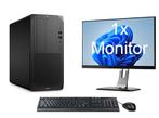 HP Z2 G5 Workstation TWR i7 10e Gen incl. 1 Monitor +, Computers en Software, Desktop Pc's, Ophalen of Verzenden, Nieuw