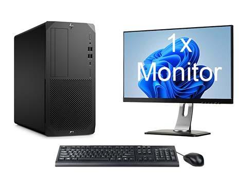 HP Z2 G5 Workstation TWR i7 10e Gen incl. 1 Monitor +, Computers en Software, Desktop Pc's, Ophalen of Verzenden