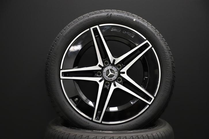 Velgen Mercedes-Benz C-Klasse AMG Goodyear zomerbanden, Auto-onderdelen, Banden en Velgen, 18 inch, Zomerbanden, 255 mm, Personenwagen
