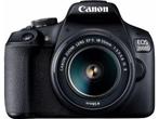 Canon EOS 2000D - Spiegelreflexcamera - + 18-55mm f/3.5-5.6, Verzenden, Zo goed als nieuw