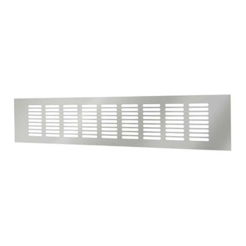 Europlast aluminium plintrooster zilver 500 x 100mm -, Doe-het-zelf en Verbouw, Ventilatie en Afzuiging, Ophalen of Verzenden