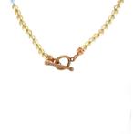 Vintage citrien met aquamarijn collier met parel en, Ophalen of Verzenden, Nieuw