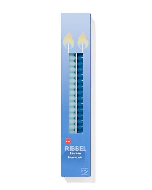 HEMA Kaarsen ribbel - 2 stuks van €2.99 voor €2 sale, Huis en Inrichting, Woonaccessoires | Kandelaars en Kaarsen, Nieuw, Verzenden