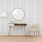 vidaXL 48 st Wandpanelen steen 12 m² 50x50 cm XPS wit, Verzenden, Nieuw