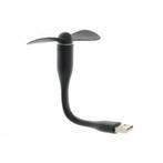 Mini Fan Recht Micro-USB - Zwart