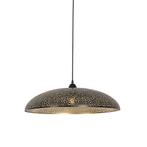 Oosterse hanglamp zwart met goud 60 cm - Japke, Huis en Inrichting, Lampen | Hanglampen, Nieuw, Overige materialen, Oosters, 75 cm of meer