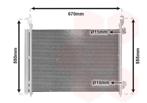 LUCHTCONDENSATOR VOOR RENAULT KOLEOS 2008-2016 921005115R, Auto-onderdelen, Airco en Verwarming, Nieuw, Ophalen of Verzenden