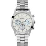 Guess Skylar Dames Horloge 42 mm - Zilverkleurig, Sieraden, Tassen en Uiterlijk, Horloges | Dames, Verzenden, Nieuw