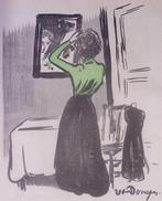 Spiegel - Litho Kees van Dongen (lijst optie, lithos), Antiek en Kunst, Verzenden