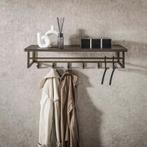 Nowi kapstok 6 haken hoedenplank - brons antiek - OUTLET B, Ophalen of Verzenden, Nieuw