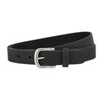 Landley Leren Dames Riem - Leer - 3 cm - Zwart - 105, Verzenden, Zwart, Nieuw, 3 tot 5 cm