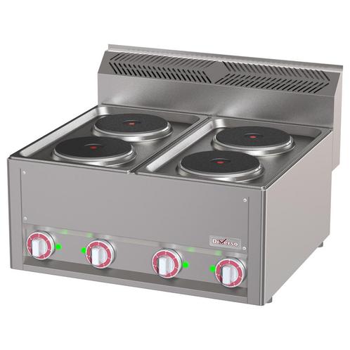 Diverso By Diamond Fornuis | 4 Kookpunten (Ø180) | 400v | 66, Zakelijke goederen, Horeca | Keukenapparatuur, Nieuw in verpakking