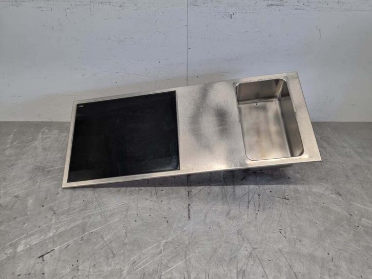 RVS Rieber Warmhoudplaat met bain marie 1/1 GN 230V 144 cm, Zakelijke goederen, Horeca | Keukenapparatuur, Gebruikt, Ophalen of Verzenden