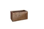 Plantenbak Fiberclay 59x30x30 cm Houtstructuur, Verzenden, Nieuw