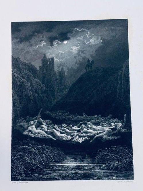 Lord Alfred Tennyson  / Gustave Doré - Genièvre. Poème, Antiek en Kunst, Antiek | Boeken en Bijbels