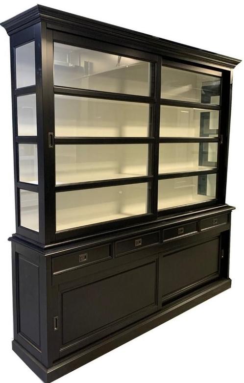 Buffetkast zwart Montfoort 4 XL 240 x 240cm, Huis en Inrichting, Kasten | Buffetkasten, Ophalen of Verzenden