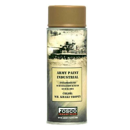 Merk: Fosco Industries Spuitbus leger verf 400 ml. Diverse, Caravans en Kamperen, Kampeeraccessoires, Nieuw, Verzenden