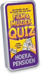 Film & Muziek Quiz - Pensioen | Miko Products - Kaartspellen, Hobby en Vrije tijd, Gezelschapsspellen | Kaartspellen, Verzenden