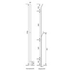 Elektrische Radiator Stick Instamat ARC Handdoekwarmer 170, Ophalen of Verzenden, Nieuw
