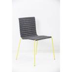 Johanson Design RIB design stoel lime frame antraciet vilt, Stoel, Gebruikt, Ophalen of Verzenden, Receptie of Entree