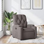Verstelbare Stoel Taupe | Bekerhouder | OP=OP | Koopje!, Huis en Inrichting, Fauteuils, Ophalen of Verzenden, Nieuw, 75 tot 100 cm