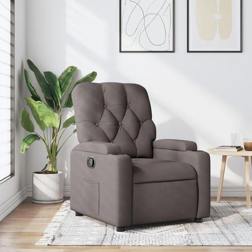 Verstelbare Stoel Taupe | Bekerhouder | OP=OP | Koopje!, Huis en Inrichting, Fauteuils, 50 tot 75 cm, 75 tot 100 cm, Nieuw, Ophalen of Verzenden