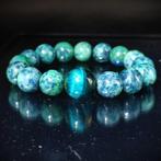 Prachtige azuur, malachiet en kyaniet armband in cadeaudoos,, Verzamelen