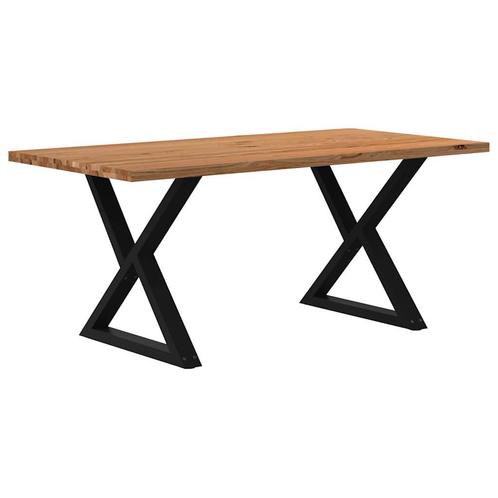 vidaXL Eettafel rechthoekig 180x90x74 cm massief eikenhout, Huis en Inrichting, Tafels | Eettafels, Nieuw, Verzenden