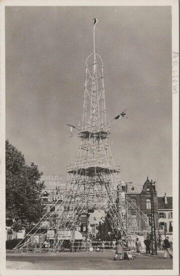 ARNHEM - Parijs in Arnhem Zomer 1950. Eiffeltoren, Verzamelen, Ansichtkaarten | Nederland, Verzenden