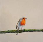 Matthieu van Riel - Robin on a Mossy Branch