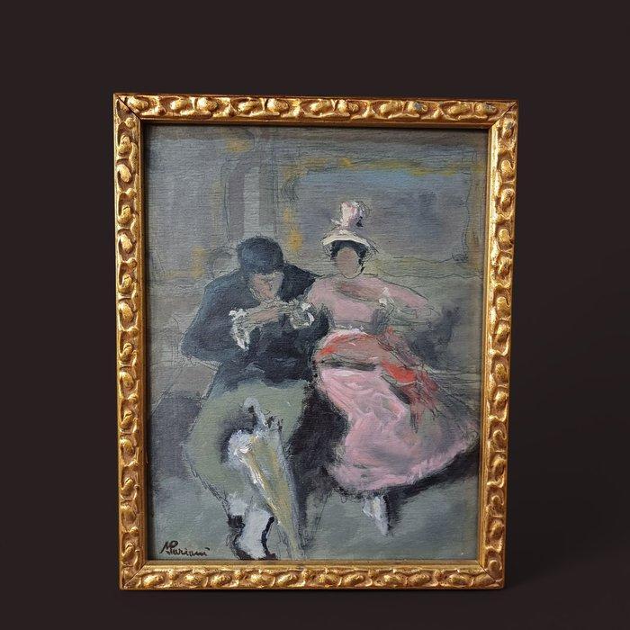 Attribuito a Mariani Pompeo (1857 – 1927) - Al Casinò di, Antiek en Kunst, Kunst | Schilderijen | Klassiek