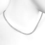 Halsketting - 14 karaat Witgoud, D-E/VVS - 13.58ct. tw., Nieuw