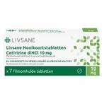 Livsane Hooikoorts cetirizine diHCl 10 mg 7 tabletten, Verzenden, Nieuw
