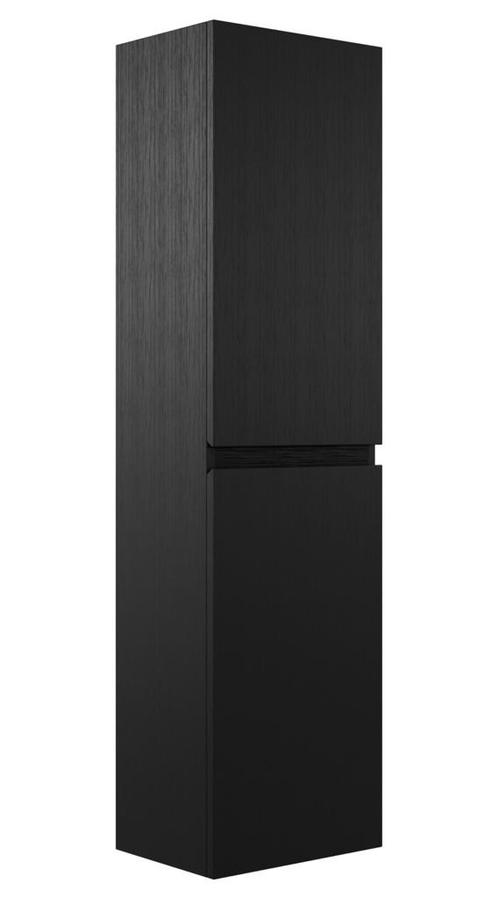 Badplaats Badkamerkast Angela 40 x 35 x 170 cm - Zwart Hout, Huis en Inrichting, Badkamer | Badkamermeubels, Nieuw, (Half)hoge kast