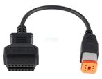 OBDSTAR (M073) | Indmar 6-pins OBD - 16-pins OBD2 Verloopkab, Verzenden, Nieuw